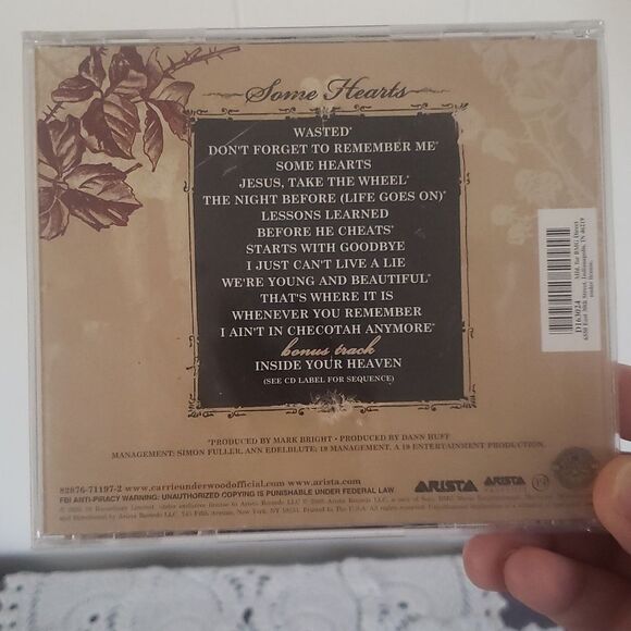 Factory Sealed CD - Carrie Underwood  "Some Hearts" - Picture 2 of 2